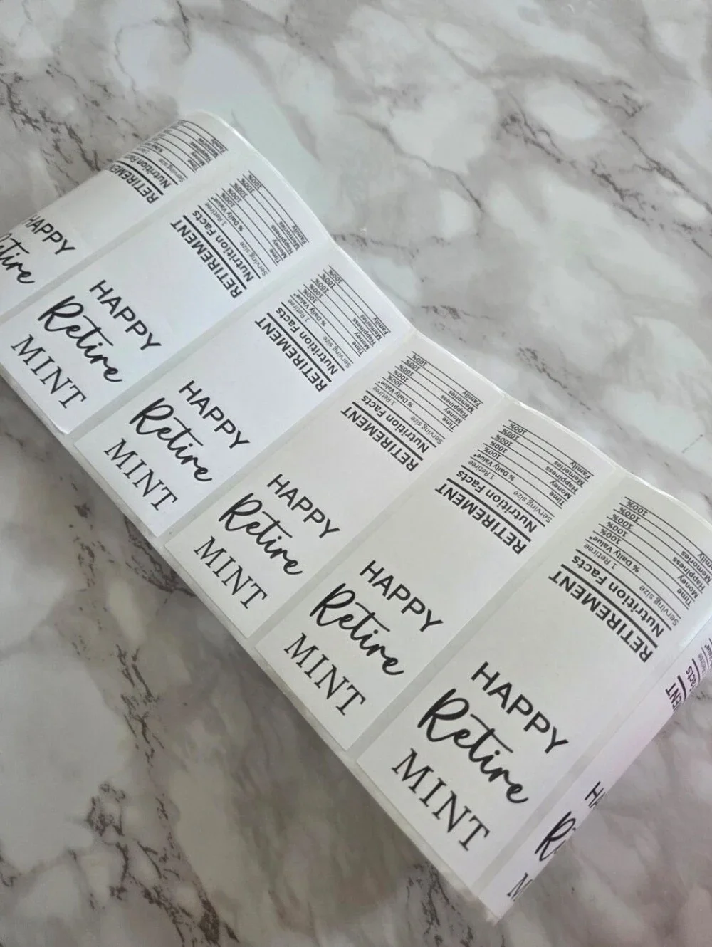 Retirement Party Favor Bags & Stickers